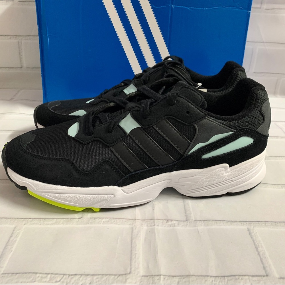 New Men’s Adidas Yung 96 Black Mint US 11